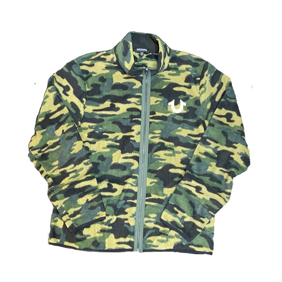 True Religion | Jacket & Coats Zip hoodie | Camouflage - Picture 1 of 9